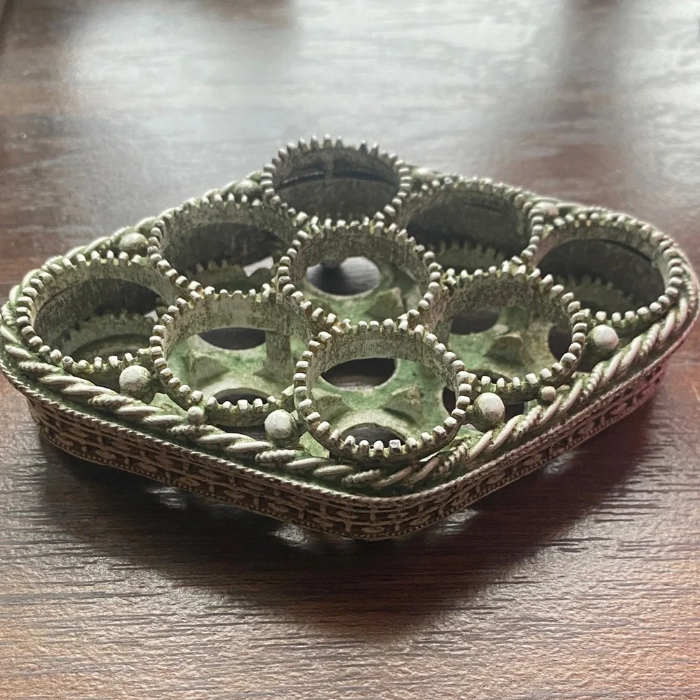 Vintage Florenza metal lipstick holder.1950’s